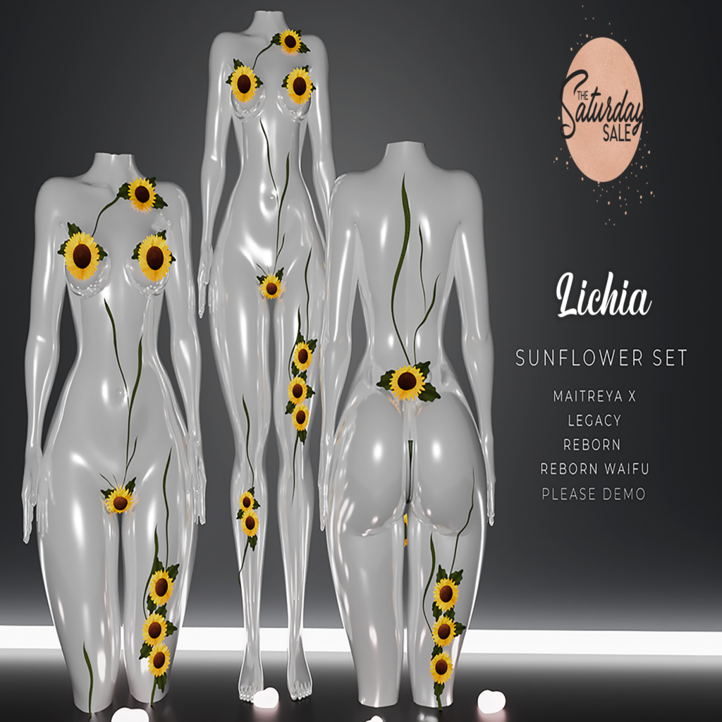 Sunflower Set - Legacy/MaitreyaX/Reborn	&lt;a href=&quot;http://maps.secondlife.com/secondlife/Katoteros/128/96/3021&quot;&gt;Teleport&lt;/a&gt;