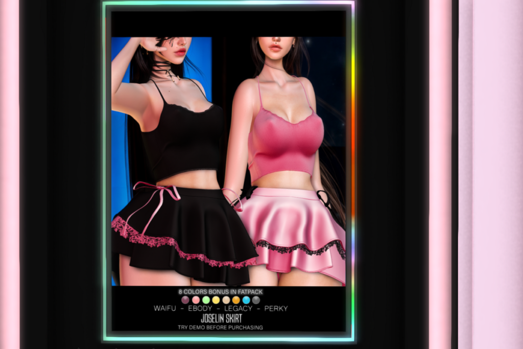 Joselin Skirt - Legacy/Reborn/+mods, L$199 each/L$799 FP