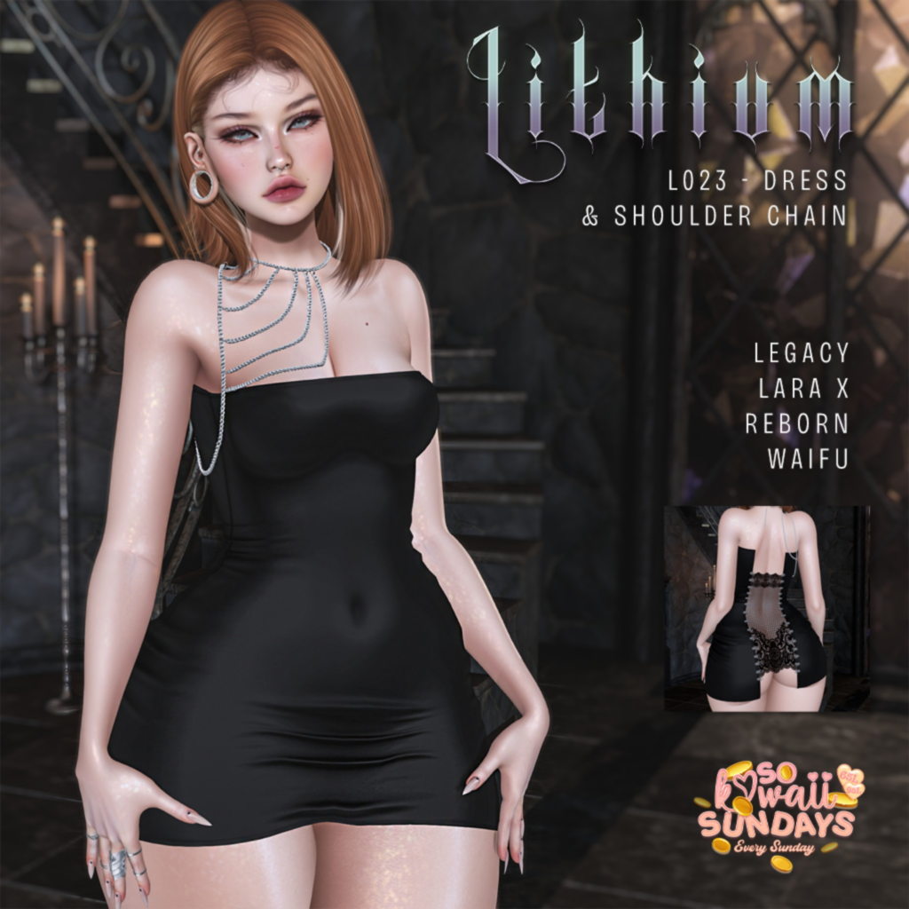 L023 Dress - Legacy/MaitreyaX/Reborn/+mods	&lt;a href=&quot;https://maps.secondlife.com/secondlife/Hampton%20Bay/235/22/1229&quot;&gt;Teleport&lt;/a&gt;