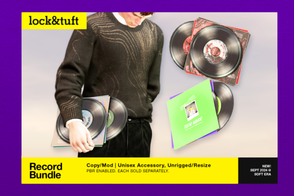 Record Bundle	&lt;a href=&quot;http://maps.secondlife.com/secondlife/Oblivion/14/32/1338&quot; target=&quot;_blank&quot;&gt;Teleport&lt;/a&gt;