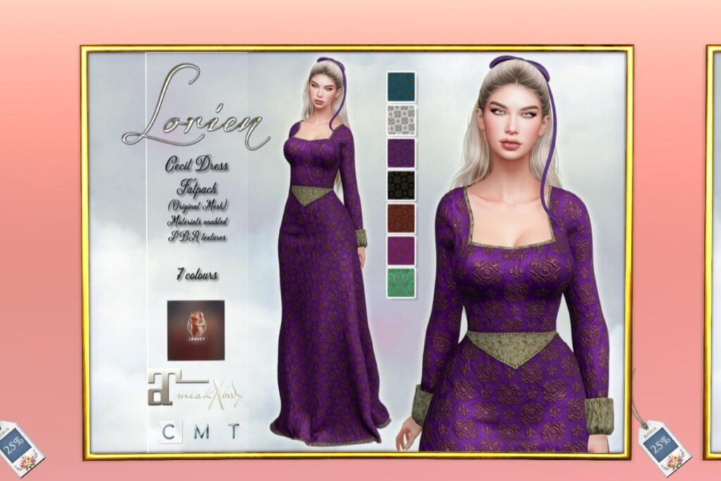 Cecil Dress - Legacy/MaitreyaX, L$450 FP