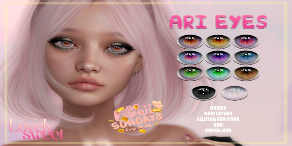 Ari Eyes - BOM/EvoX/Omega	&lt;a href=&quot;http://maps.secondlife.com/secondlife/Lovething/196/163/1001&quot;&gt;Teleport&lt;/a&gt;