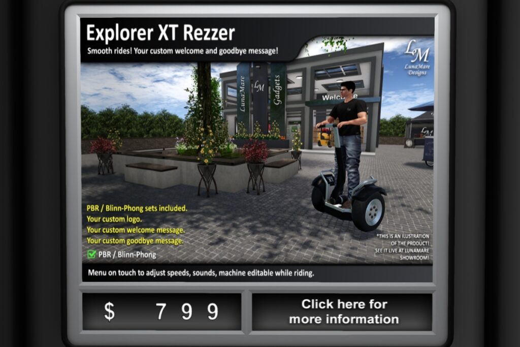 Explorer XT Rezzer - L$799