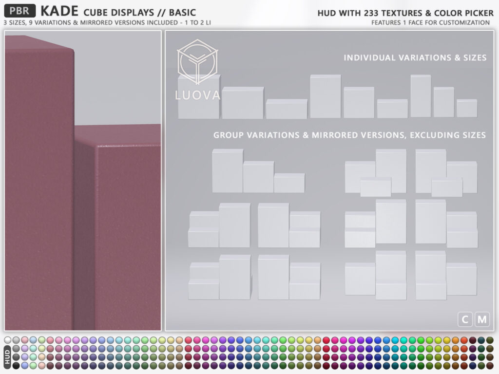 Kade Cube Displays Basic