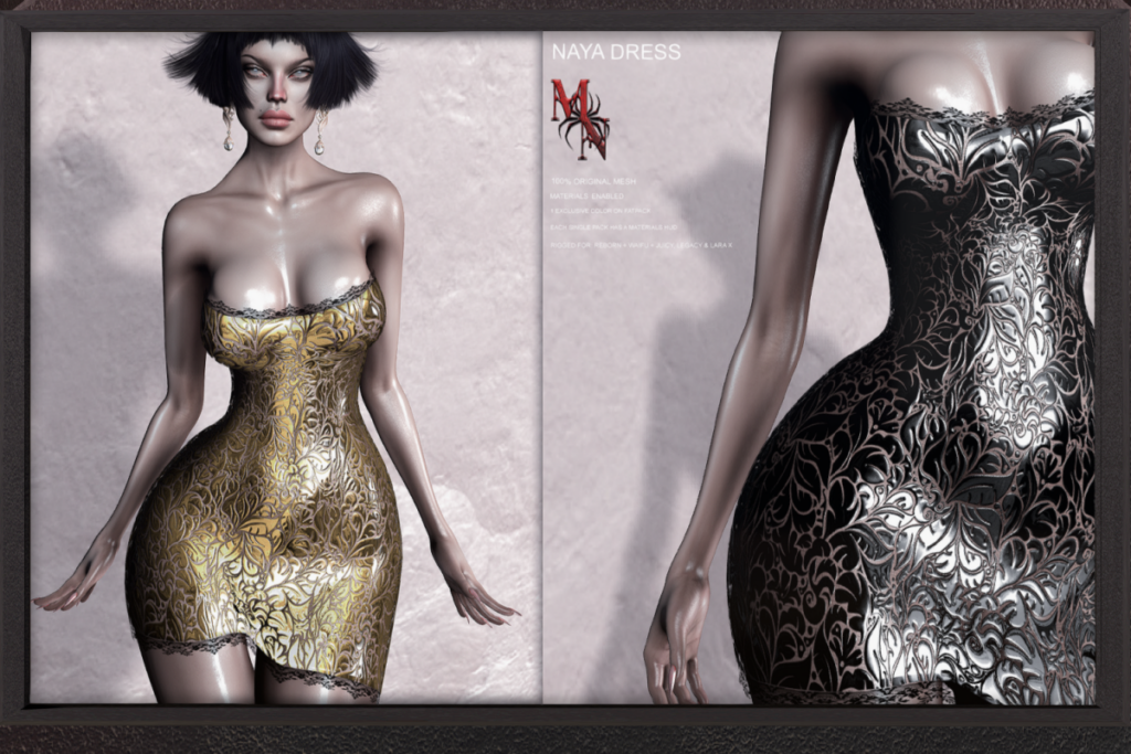 Naya Dress - Legacy/MaitreyaX/Reborn/+mods, L$320 each/L$1990 FP