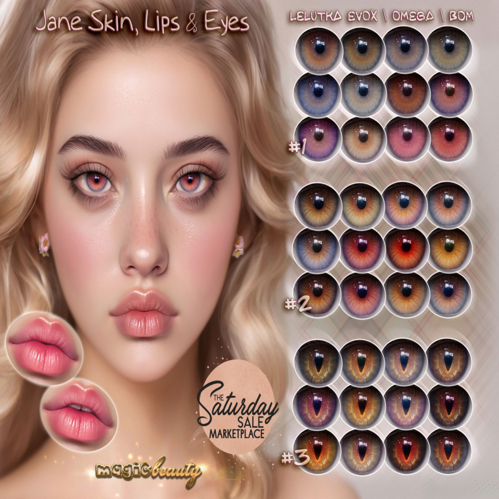 Jane Skin and Lips - EvoX | Jane Eyes - BOM/EvoX/Omega