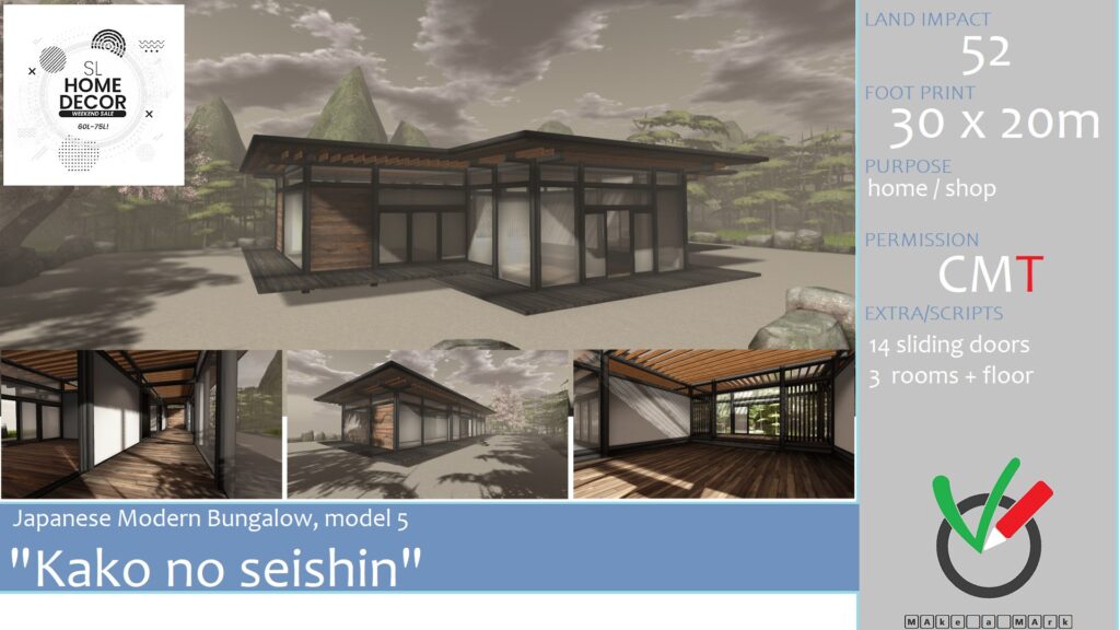 Kako No Seishin Japanese Modern Bungalow Model5