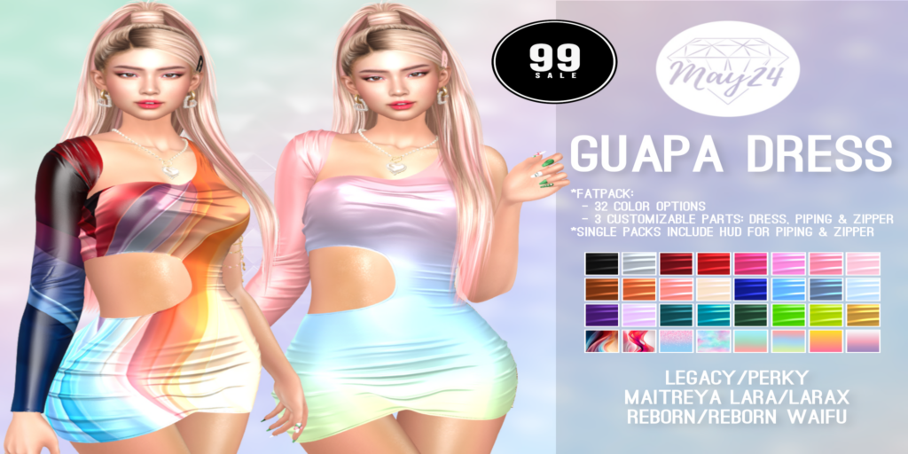 Guapa Dress - Legacy/Maitreya/Reborn/+mods