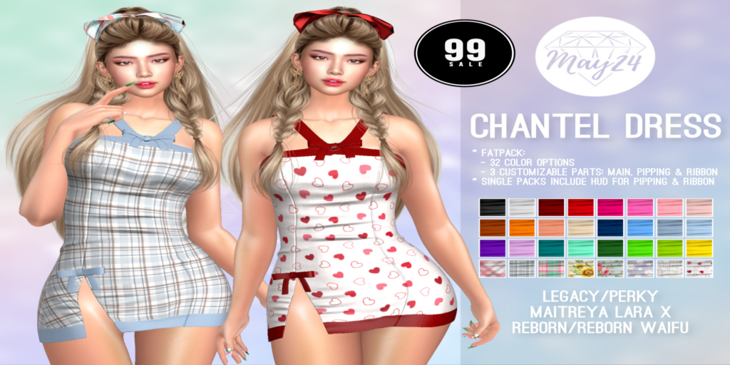 Chantel Dress - Legacy/MaitreyaX/Reborn/+mods