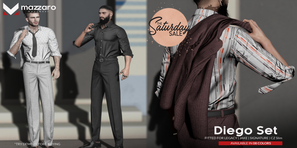 Diego Set - CZ Slim/Gianni/Jake/Legacy	&lt;a href=&quot;http://maps.secondlife.com/secondlife/Heartbreak/131/129/166&quot;&gt;Teleport&lt;/a&gt;