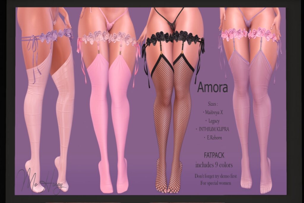 Amora Stockings - Inithium/Legacy/MaitreyaX/Reborn, L$499 each