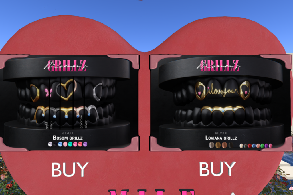 Mom&#039;s Grillz: Bosom &amp; Loviana Grillz - EvoX, L$248 each