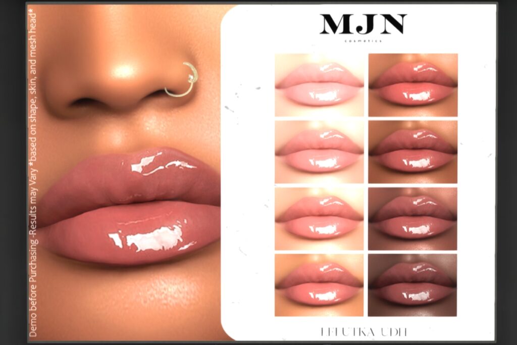 Mirror Gloss Lipstick - EvoX, L$249 each