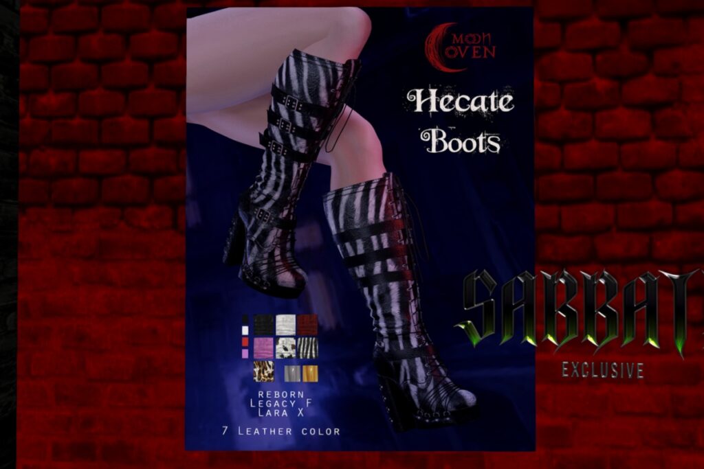 Hecate Boots - Legacy/MaitreyaX/Reborn, L$320