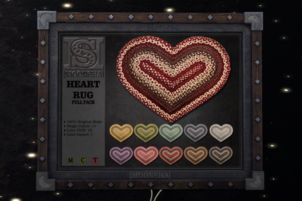 Heart Rug, L$50 FP