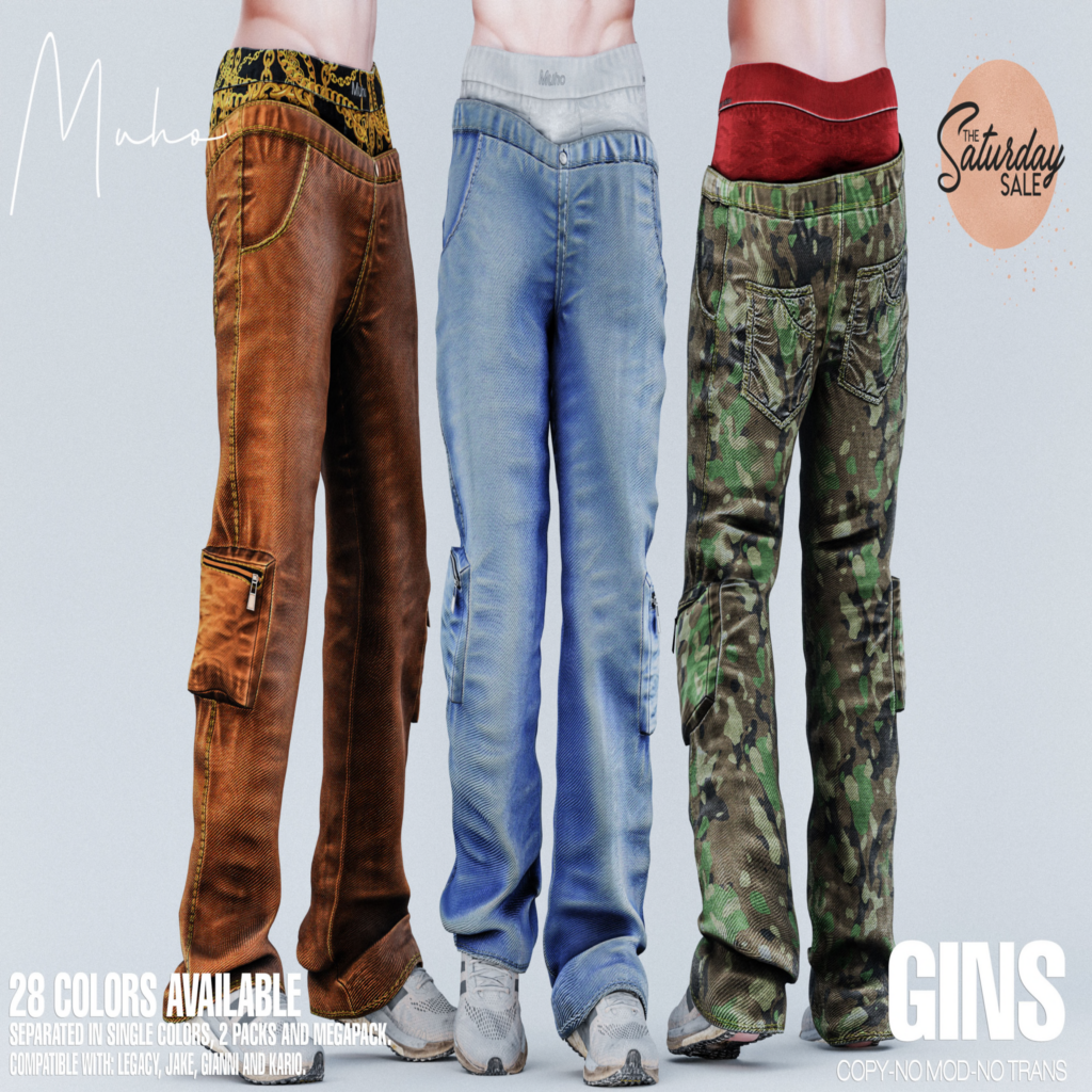 Gins Pants - Gianni/Jake/Kario/Legacy	&lt;a href=&quot;http://maps.secondlife.com/secondlife/Magic%20Sky/157/112/2022&quot;&gt;Teleport&lt;/a&gt;