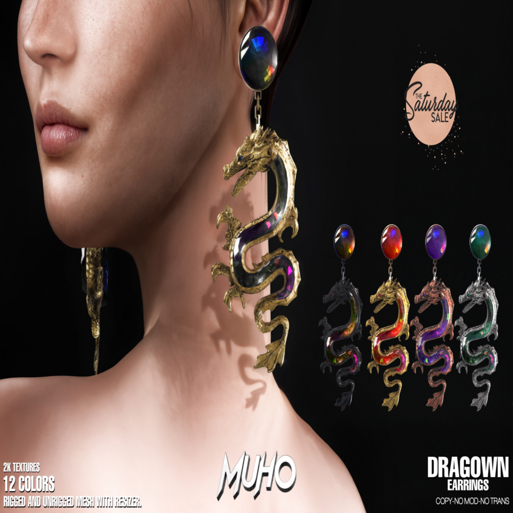 Dragown Earrings