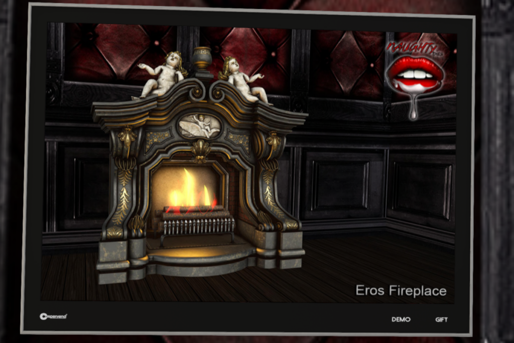 Eros Fireplace, L$200