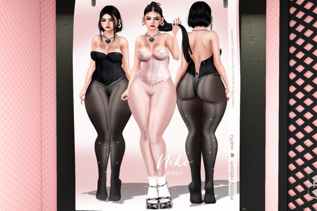 Bree Corset &amp; Tights - Reborn/+mods, L$250 each/L$1400 each FP