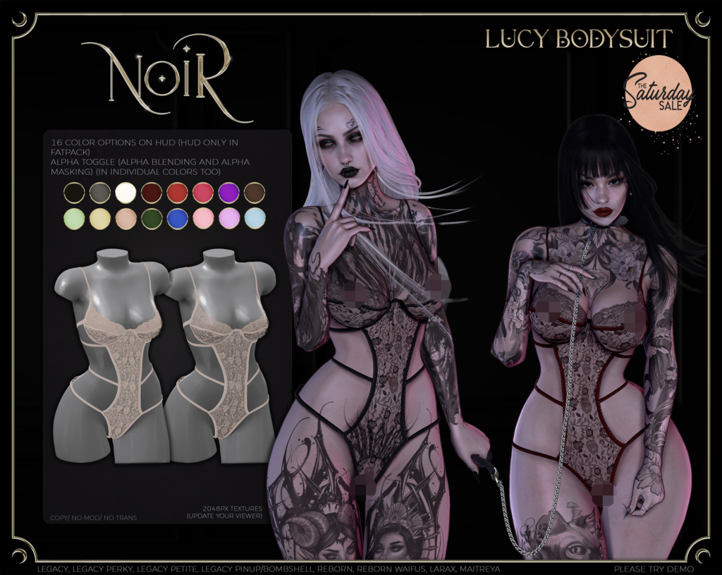 Lucy Bodysuit - Legacy/Maitreya/Reborn/+mods