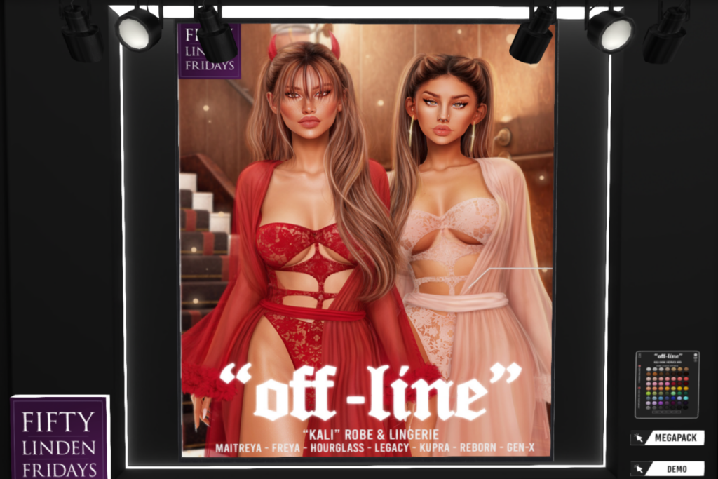 Kali Robe &amp; Lingerie - Freya/GenX/Hourglass/Inithium/Legacy F+M/Maitreya/Reborn	&lt;a href=&quot;http://maps.secondlife.com/secondlife/YUNG/96/129/1050&quot; target=&quot;_blank&quot;&gt;Teleport&lt;/a&gt;