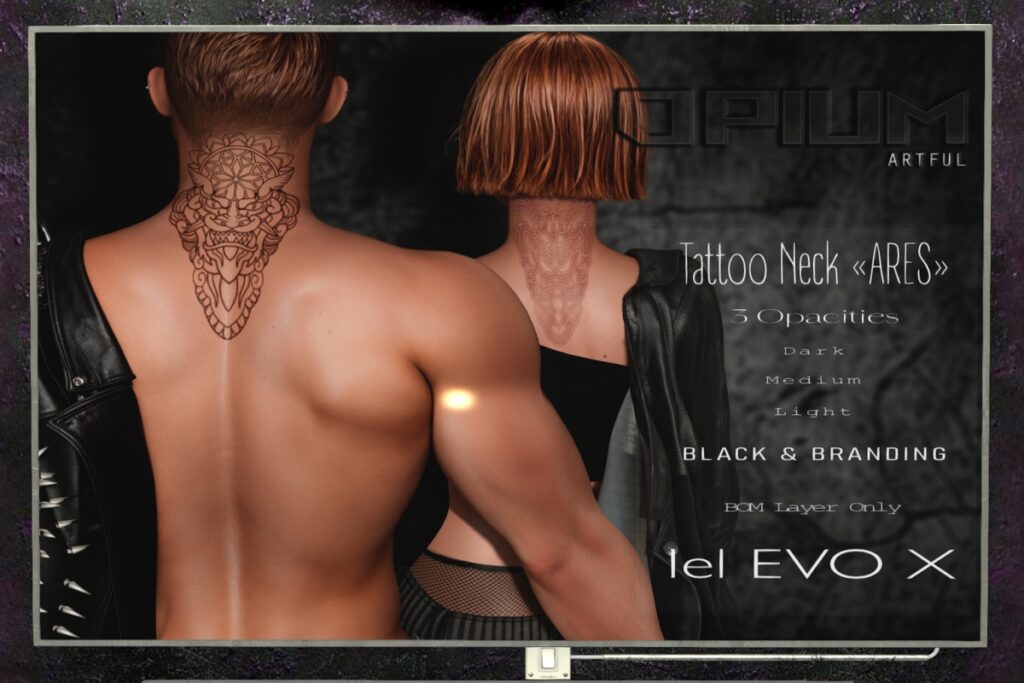 Tattoo Neck Ares - EvoX, L$250