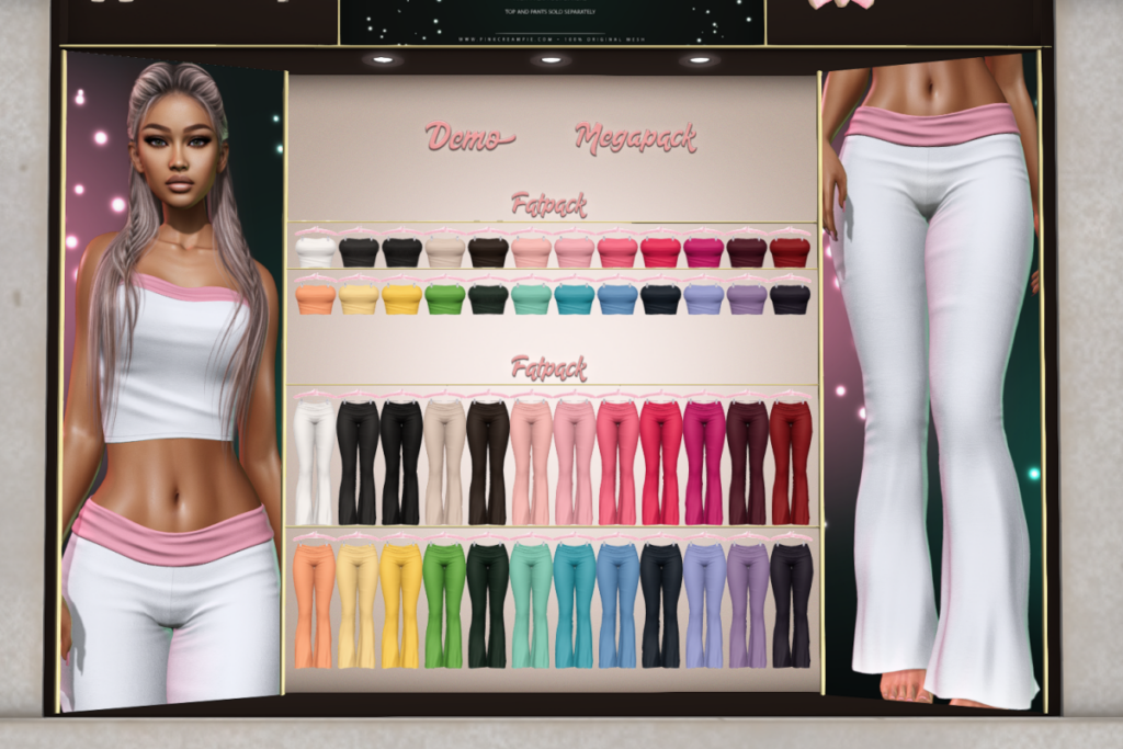 Flo Top &amp; Pants - MaitreyaX/Reborn/+mods, L$299-L$349 each/L$1500 each FP/L$3000 MP