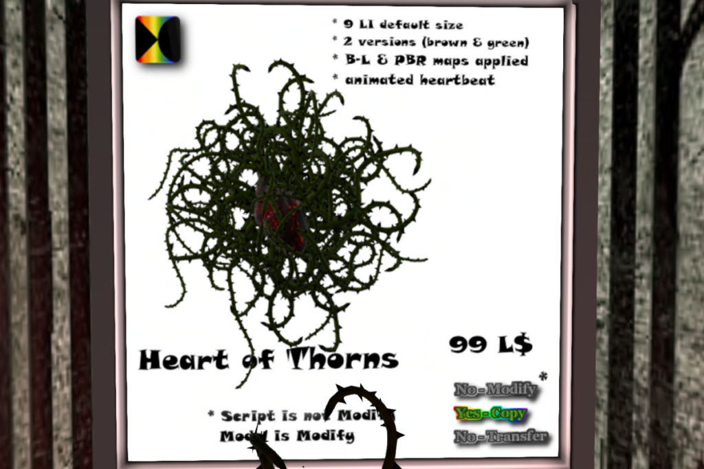 Heart of Thorns, L$99