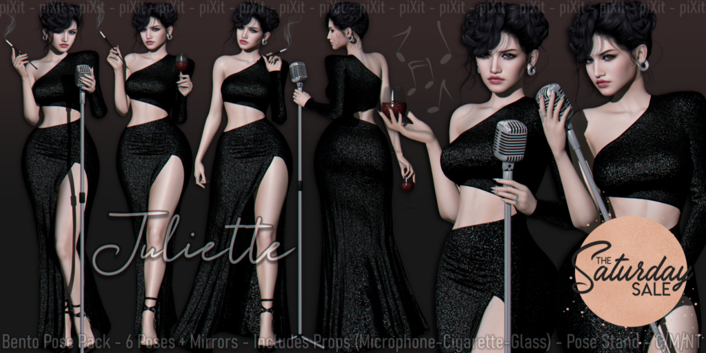 Juliette Poses &amp; Props	&lt;a href=&quot;http://maps.secondlife.com/secondlife/Fashion%20Boulevard%20II/60/96/1127&quot;&gt;Teleport&lt;/a&gt;