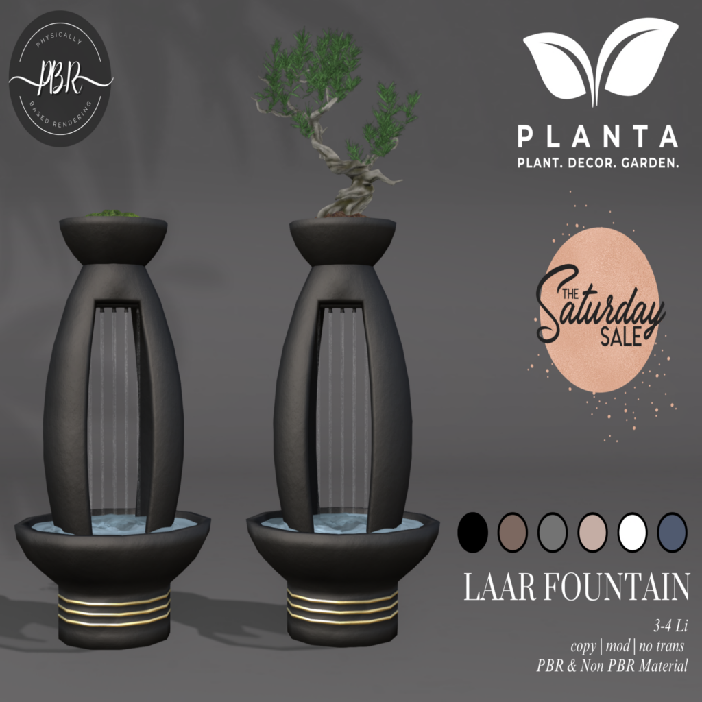 Laar Fountain	&lt;a href=&quot;http://maps.secondlife.com/secondlife/Midnight%20Mirage/143/177/22&quot;&gt;Teleport&lt;/a&gt;