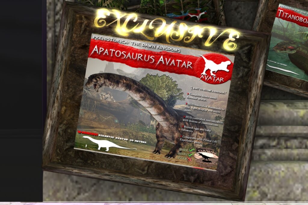 Apatosorus Mesh Avatar, L$2500