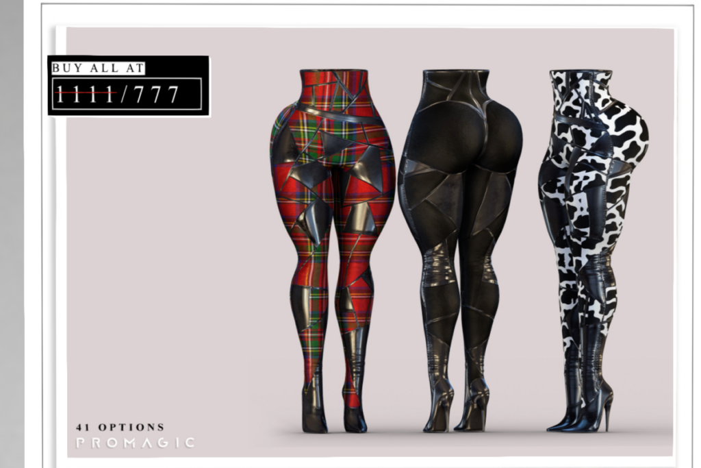 Yantra Boot Pants - Inithium/Legacy/Maitreya/Reborn, L$222 each/L$777 FP