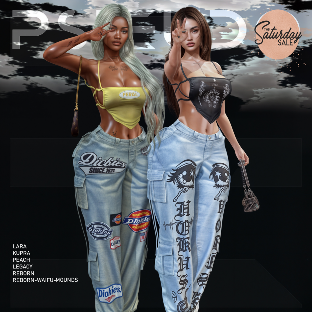 Devour Tank &amp; Marvic Jeans - Inithium/Legacy/Maitreya/Peach/Reborn/+mods	&lt;a href=&quot;http://maps.secondlife.com/secondlife/Ivory%20Fields/111/131/2501&quot;&gt;Teleport&lt;/a&gt;