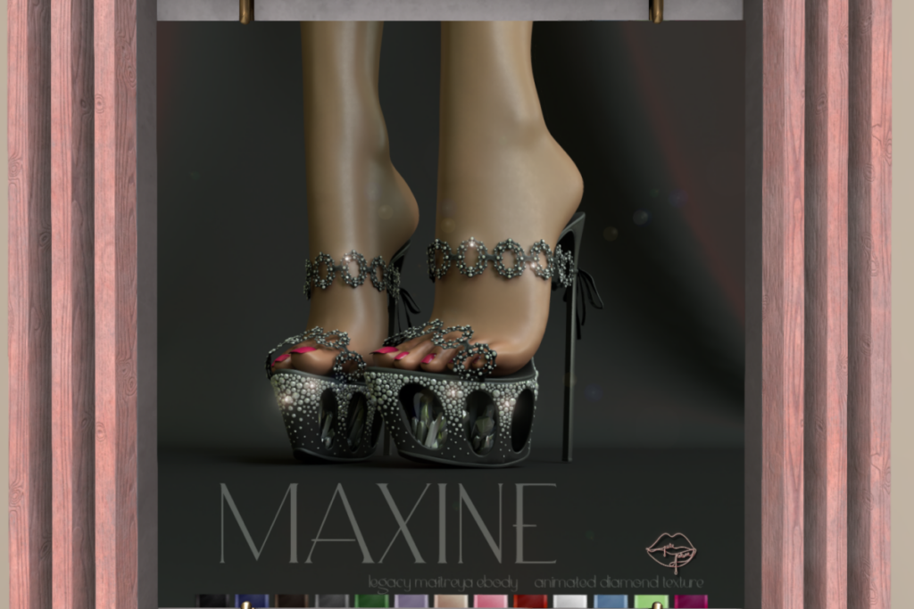 Maxine Sandals - Legacy/Maitreya/Reborn, L$299