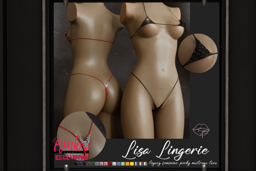 Lisa Lingerie - Legacy/Maitreya/+mods, L$299