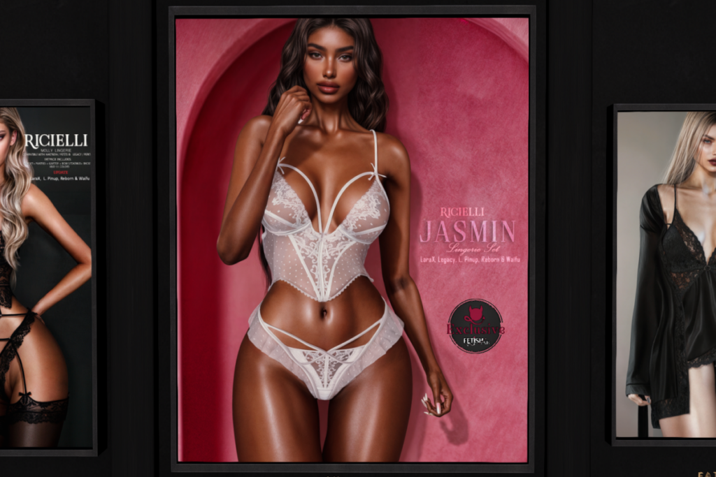 Jasmin Lingerie Set - Legacy/MaitreyaX/Reborn/+mods, L$298 each/L$1298 FP