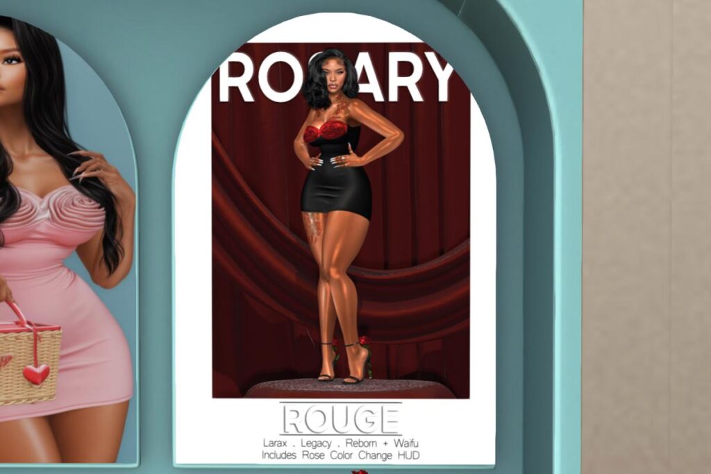 Rouge Dress &amp; Heels - Legacy/MaitreyaX/Reborn/+mods, L$188-L$288/L$1388 FP