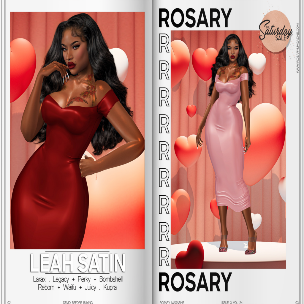 Leah Satin - Inithium/Legacy/MaitreyaX/Reborn/+mods	&lt;a href=&quot;http://maps.secondlife.com/secondlife/Rosary/134/133/21&quot;&gt;Teleport&lt;/a&gt;