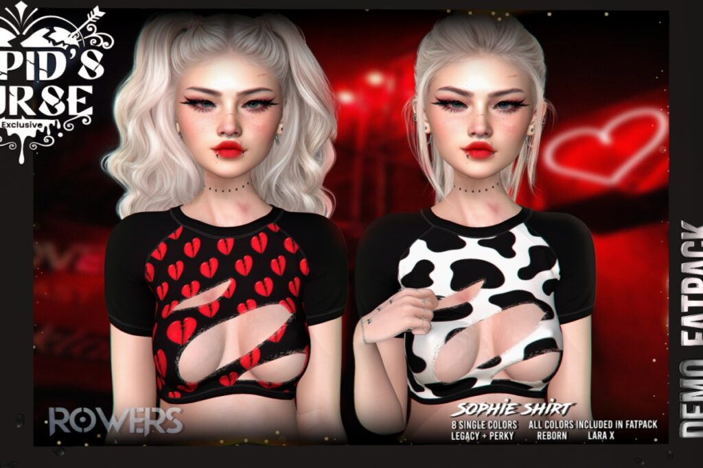 Sophie Shirt - Legacy/MaitreyaX/Reborn/+mods, L$179 each/L$499 FP