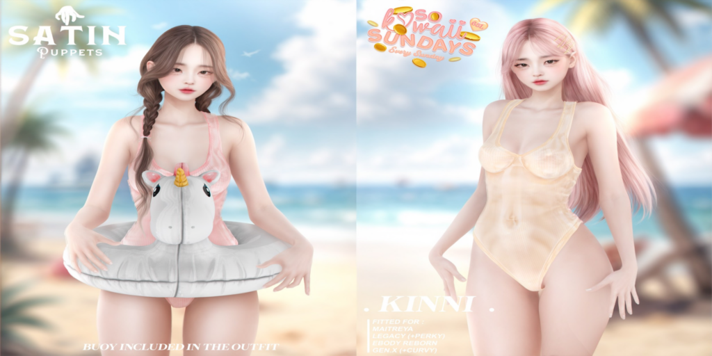 Kinni Swimsuit - GenX/Legacy/Maitreya/Reborn/+mods	&lt;a href=&quot;http://maps.secondlife.com/secondlife/Eldergrove/85/156/2329&quot;&gt;Teleport&lt;/a&gt;