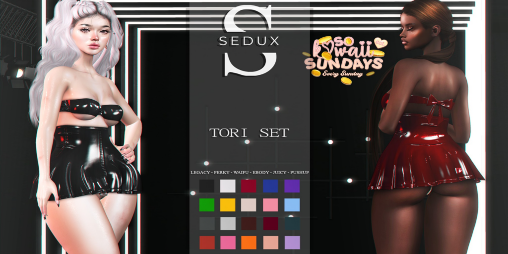 Tori Set - Legacy/Reborn/+mods	&lt;a href=&quot;http://maps.secondlife.com/secondlife/Crystal%20Isle/129/210/25&quot;&gt;Teleport&lt;/a&gt;