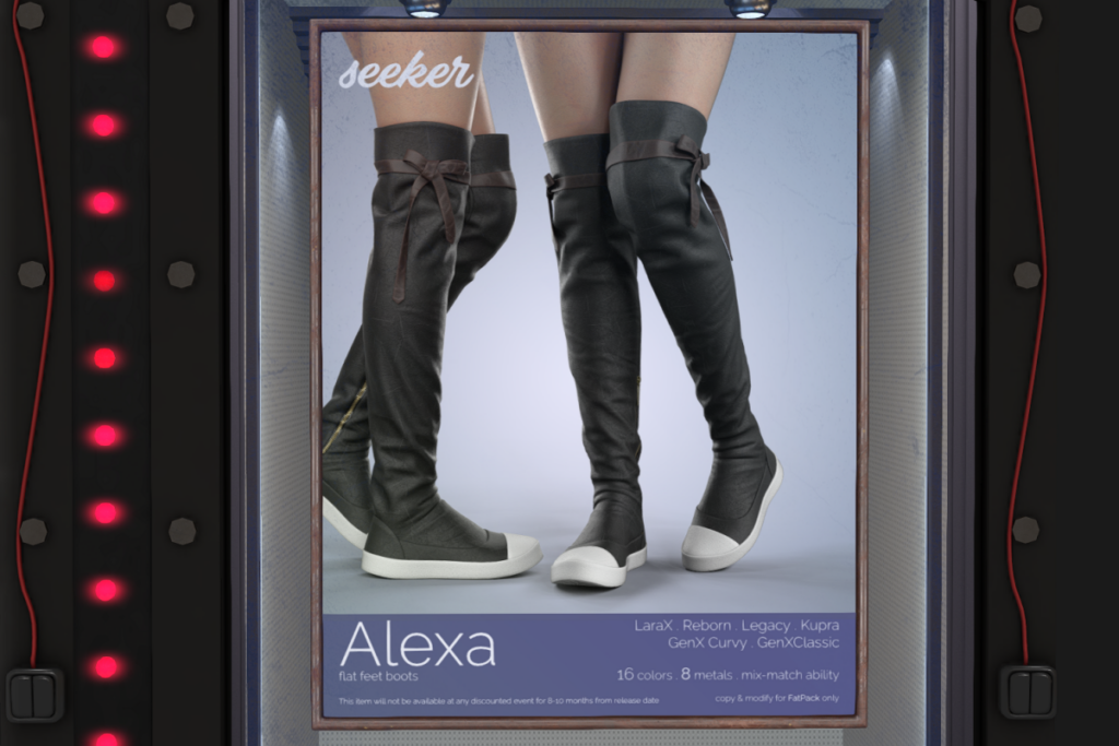 Alexa Shoes - Gen X/Inithium/Legacy/MaitreyaX/Reborn, L$349 each/L$1299 FP