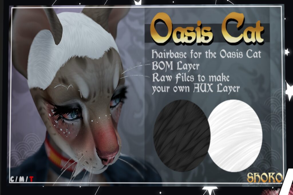 Oasis Cat Hairbase - August Oasis Cat, L$199