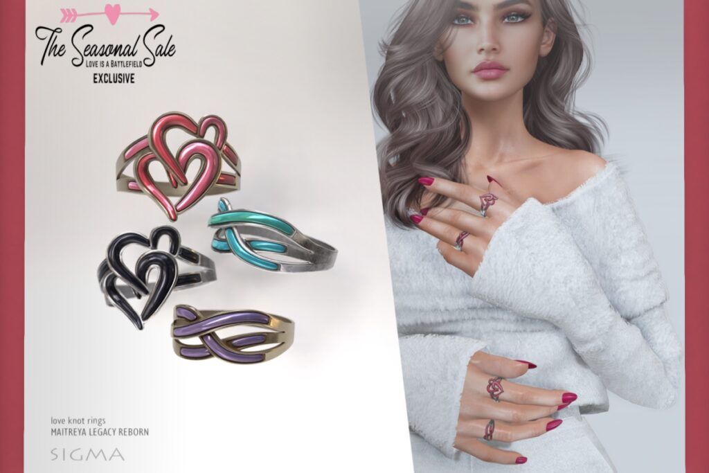 Love Knot Rings - Legacy/Maitreya/Reborn, L$320