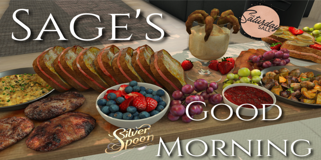 Sage&#039;s Good Morning Decor	&lt;a href=&quot;http://maps.secondlife.com/secondlife/Highlife%20V/55/38/2497&quot;&gt;Teleport&lt;/a&gt;