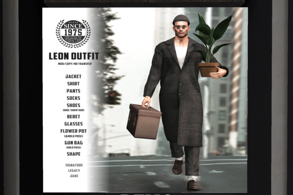 Leon Outfit - Jake/Legacy/Signature, L$1250