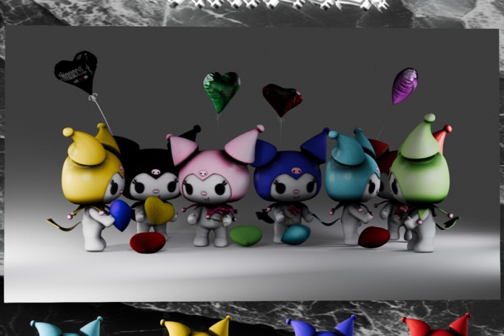 Kuromi Heart, L$299 each