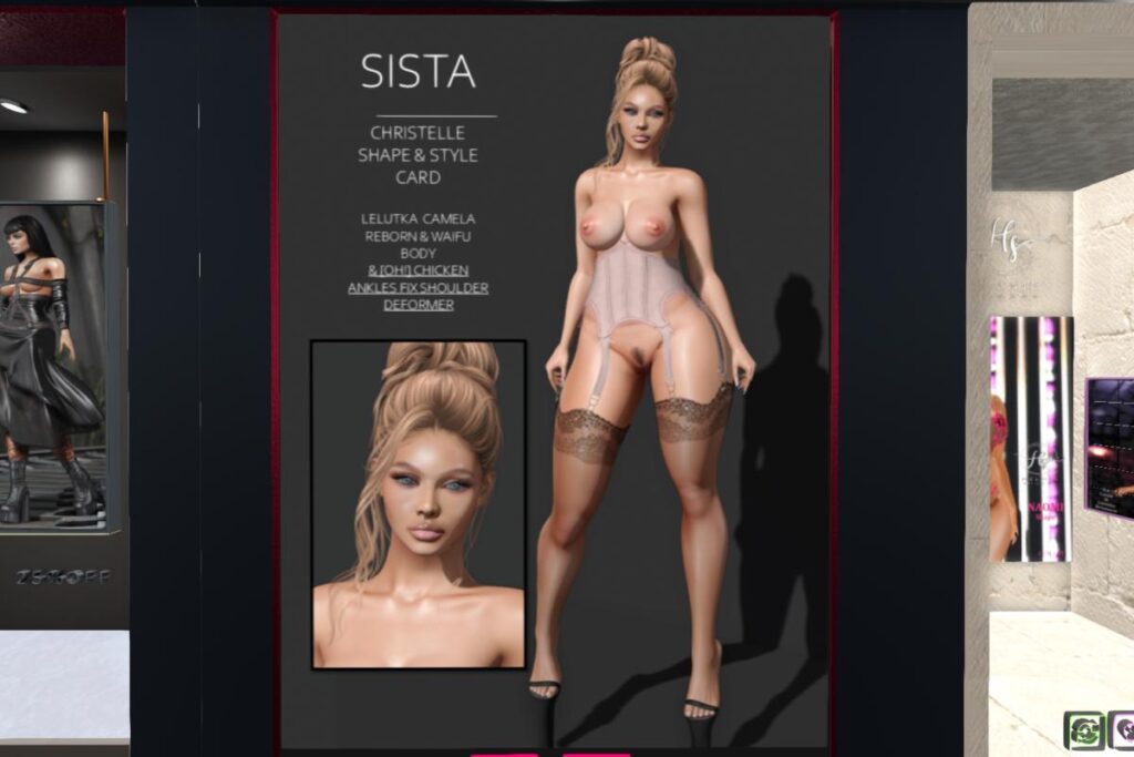 Christelle Shape &amp; Style Card - EvoX Camela/Reborn/+mods, L$200