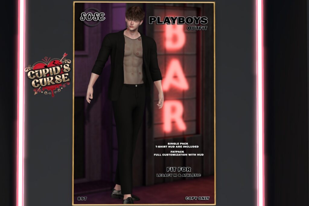 Playboys Outfit - Legacy/+mods, L$288 each/L$1111 FP