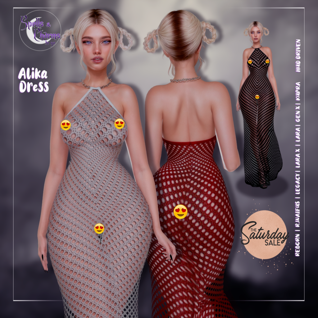 Alika Dress - GenX/Inithium/Legacy/Maitreya/Reborn/+mods	&lt;a href=&quot;http://maps.secondlife.com/secondlife/Starfall/49/26/2501&quot;&gt;Teleport&lt;/a&gt;